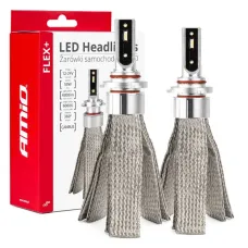 AMIO 03665/01088 — Żarówki samochodowe LED seria FLEX+ HB4 12V 24V 6000K Canbus AMIO-03665