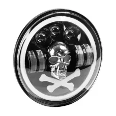 AMIO 03695 — Lampa robocza LED SKULL czaszka dodatkowa ozdobna 12V 24V AMIO-03695