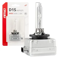 AMIO 03864 — Żarówka ksenonowa żarnik xenon D1S 35W 6000K BASIC blister AMIO-03864
