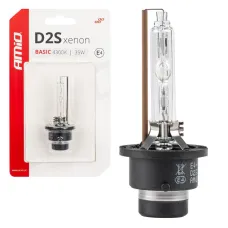 AMIO 03860 — Żarówka ksenonowa żarnik xenon D2S 4300K BASIC blister AMIO-03860