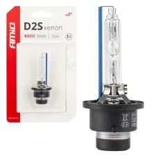 AMIO 03862 — Żarówka ksenonowa żarnik xenon D2S 8000K BASIC blister AMIO-03862