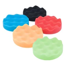 AMIO 03707 — Zestaw gąbek do polerowania gąbki polerskie na rzep 5 el. 80 mm AMIO-03707