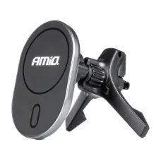 AMIO 03770 — Uchwyt do samochodu na telefon z ładowarką indukcyjną do kratki My Mag 15W AMIO-...