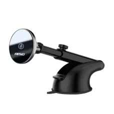 AMIO 03776 — Uchwyt do samochodu na telefon z ładowarką indukcyjną na szybę kokpit My Mag 15W...