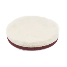 AMIO 03705 — Pad polerski wełniany futro polerskie medium średni na rzep 125 mm AMiO-03705