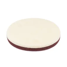 AMIO 03706 — Pad polerski wełniany futro polerskie hard twardy na rzep 125 mm AMiO-03706