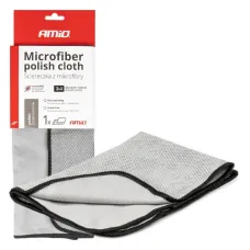 AMIO 03975 — Mikrofibra ściereczka do polerowania samochodu 30x40 cm 230g AMIO-03975