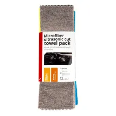 AMIO 03971 — Zestaw ściereczek z mikrofibry miękkie ręczniki 12 szt. 35x35 cm 250g AMIO-03971