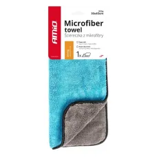 AMIO 03757 — Ściereczka mikrofibra ręcznik do osuszania samochodu auta lakieru 30x40 cm 1200g...