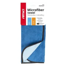 AMIO 03748 — Mikrofibra do mycia czyszczenia szyb i osuszania samochodu 2w1 60x40 cm AMIO-037...
