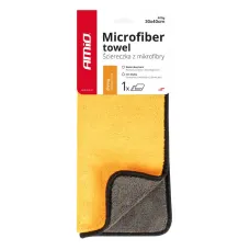 AMIO 02868 — Ściereczka ręcznik do osuszania samochodu mikrofibra 30x40 cm 600g/sqm AMIO-0286...