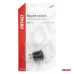Włącznik przełącznik czarny okrągły 12V 230V BU03 AMIO-03614