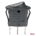 Włącznik czarny okrągły 12/230V BU03 AMIO-02463