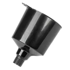 AMIO 04043 — Lejek plastikowy czarny uniwersalny do paliwa cieczy wody owalny 12 cm AMIO-0404...