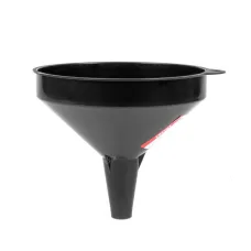 AMIO 04045 — Lejek plastikowy czarny uniwersalny do paliwa cieczy wody 14,5 cm AMIO-04045
