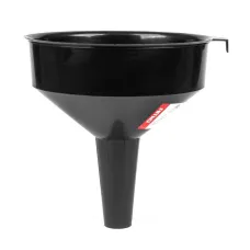 AMIO 04046 — Lejek plastikowy czarny uniwersalny do paliwa cieczy wody 19,5 cm AMIO-04046