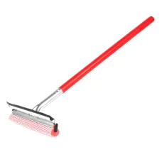AMIO 03857 — Myjka do szyb okien luster + ściągaczka do wody na drewnianym kiju 60 cm AMIO-03...