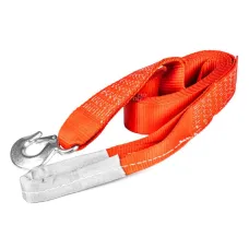 AMIO 03992 — Lina holownicza linka do holowania taśmowa 7000 kg 60 mm 5 m hak + ucho AMIO-039...