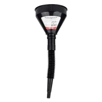Lejek elastyczny czarny uniwersalny z sitkiem do paliwa cieczy wody 13,5 cm AMIO-04036