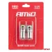 Żarówki LED CANBUS PRO T4W BA9S 4x2016 SMD białe 12V 24V AMIO-03579