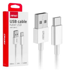 AMIO 03893 — Kabel do ładowania USB-A - USB-C 2A 100cm FullLINK AMIO-03893
