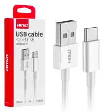 AMIO 03894 — Kabel do ładowania USB-A - USB-C 2A 200cm FullLINK AMIO-03894