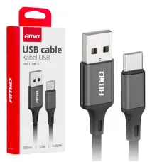 AMIO 03899 — Kabel do ładowania USB-A - USB-C 2A 100cm FullLINK AMIO-03899