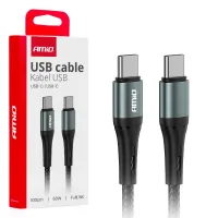 Kabel do ładowania USB-C - USB-C 60W 100cm FullLINK AMIO-03914