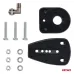 Klakson fanfara pneumatyczna sygnał dźwiękowy chrom 620mm niski ton AMIO-04078