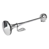 Klakson fanfara sygnał dźwiękowy chrom 520 mm 12V 24V HighTone AMIO-04077