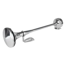 AMIO 04077 — Klakson fanfara sygnał dźwiękowy chrom 520 mm 12V 24V HighTone AMIO-04077