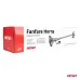 Klakson fanfara sygnał dźwiękowy chrom 520 mm 12V 24V HighTone AMIO-04077