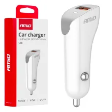 AMIO 03873 — Ładowarka samochodowa USB-A 2.1A AMIO-03873