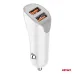 Ładowarka samochodowa 2x USB-A 2.1A AMIO-03874