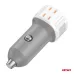 Ładowarka samochodowa USB-A+ USB-C 38W AMIO-03883