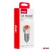Ładowarka samochodowa USB-A+ USB-C 38W AMIO-03883