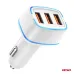 Ładowarka samochodowa 3x USB-A 30W AMIO-03889