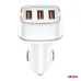Ładowarka samochodowa 2x USB-A + USB-C 32W AMIO-03890