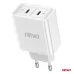 Ładowarka sieciowa 230V 2x USB-C 40W AMIO-03892