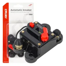 AMIO 03830 — Samochodowy bezpiecznik automatyczny 200A 12V 24V 48V AMIO-03830