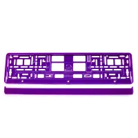 Ramka tablicy rejestracyjnej metalizowana fioletowa AMIO-03172