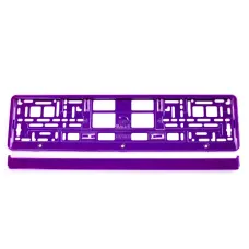 AMIO 03172 — Ramka tablicy rejestracyjnej metalizowana fioletowa AMIO-03172