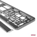 Ramka tablicy rejestracyjnej metalizowana grafitowa AMIO-03173