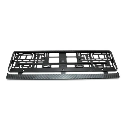 Ramka tablicy rejestracyjnej carbon elastyczna AMIO-01165
