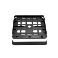 Ramka tablicy rejestracyjnej czarna motocykl motor AMIO-01166
