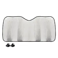 Osłona na szybę 130x60cm przeciwsłoneczna przeciwszronowa AMIO-01531