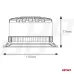 Lampa ostrzegawcza błyskowa kogut LED W28B 12V 24V AMIO-04106
