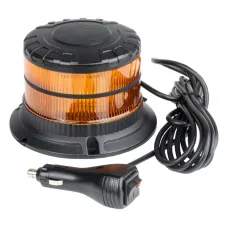 AMIO 04110 — Lampa ostrzegawcza błyskowa kogut LED W29M 12V 24V AMIO-04110