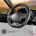 Pokrowiec  sznurowany perforowany na kierownicę samochodową M 38-39cm OTOM-OTDK202