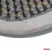 Mata na fotel szara koraliki CSM-01 AMIO-01385